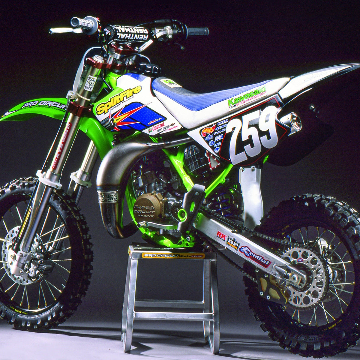 2000 Pro Circuit Splitfire Seat Cover KX80/85/100