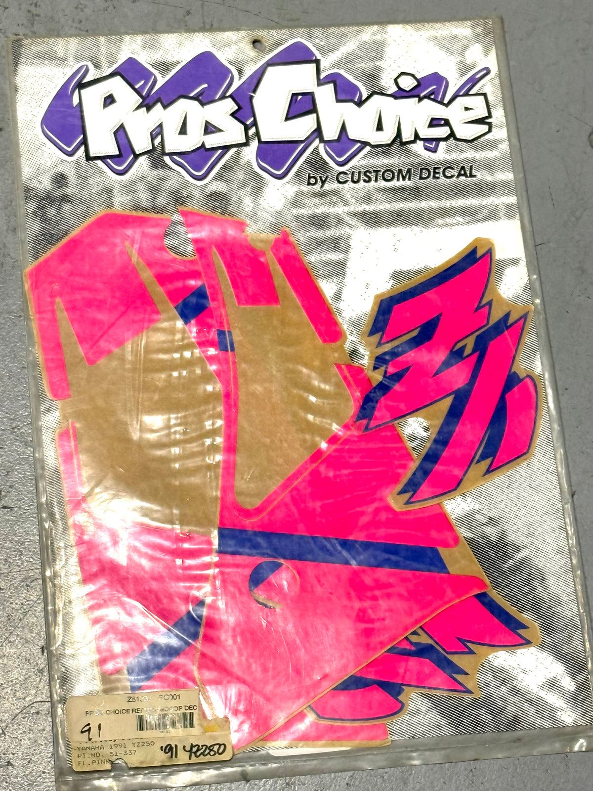 Shroud Decals YZ250 91