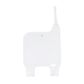 HRC Style Front Number Plate White 1990-1994