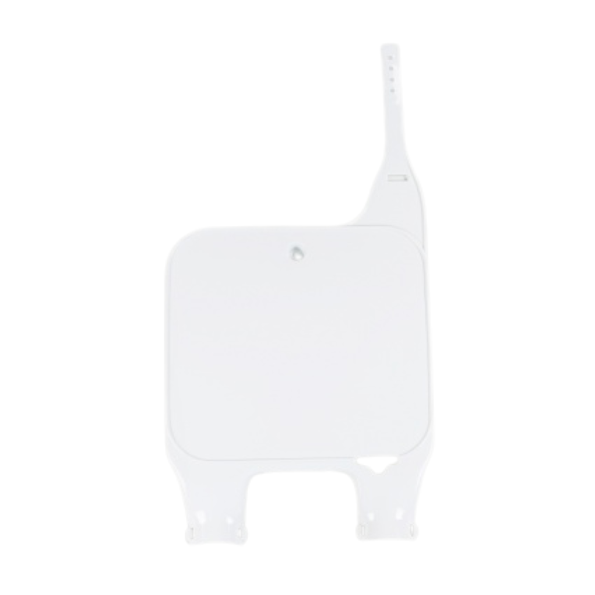 HRC Style Front Number Plate White 1990-1994