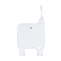 HRC Style Front Number Plate White 1995-2001